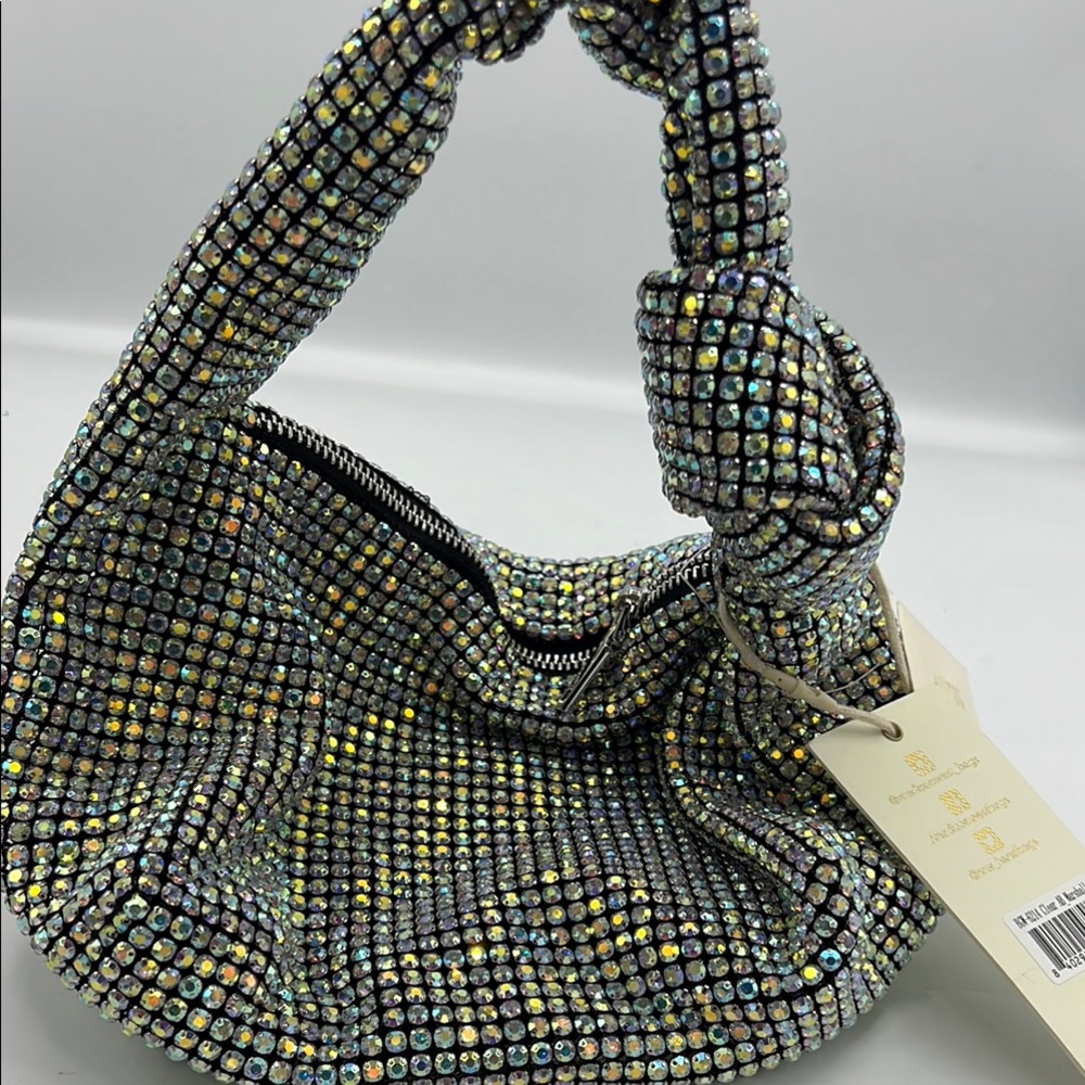 Madison West Rhinestone Embellished Hand Bag - Picture 2 of 15